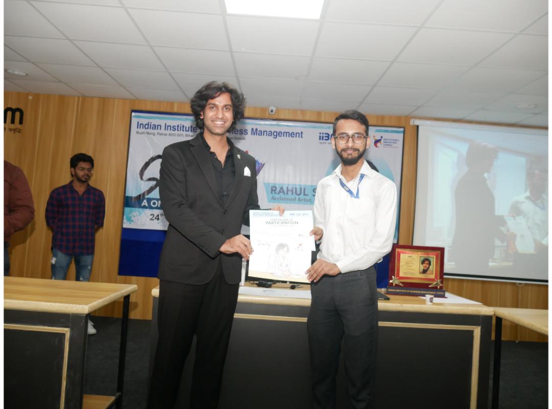 Rahul Soni Conducts “All Can Sketch” Workshop for PGDM, BBA, BCA & MAMC Students at IIBM and ZHI Patna